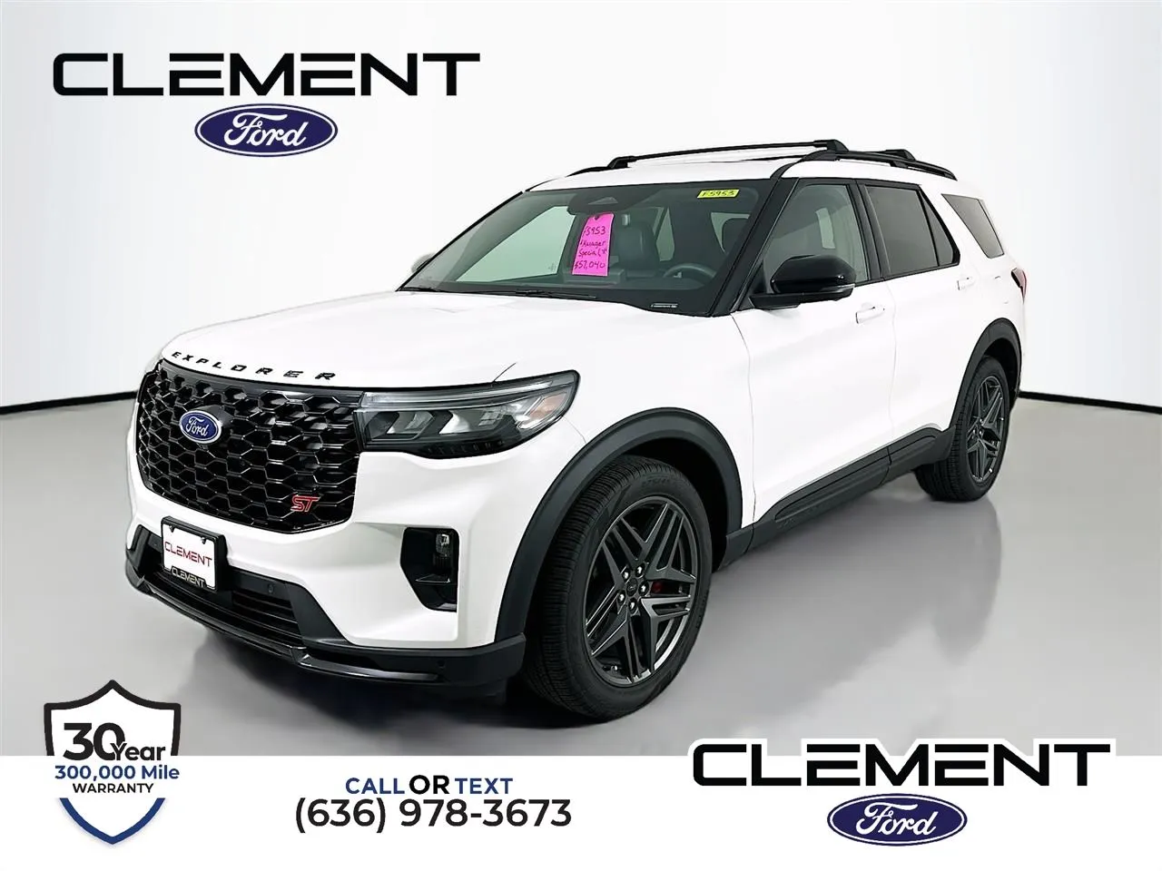 White 2026 Ford Explorer ST for sale in Wentzville, MO