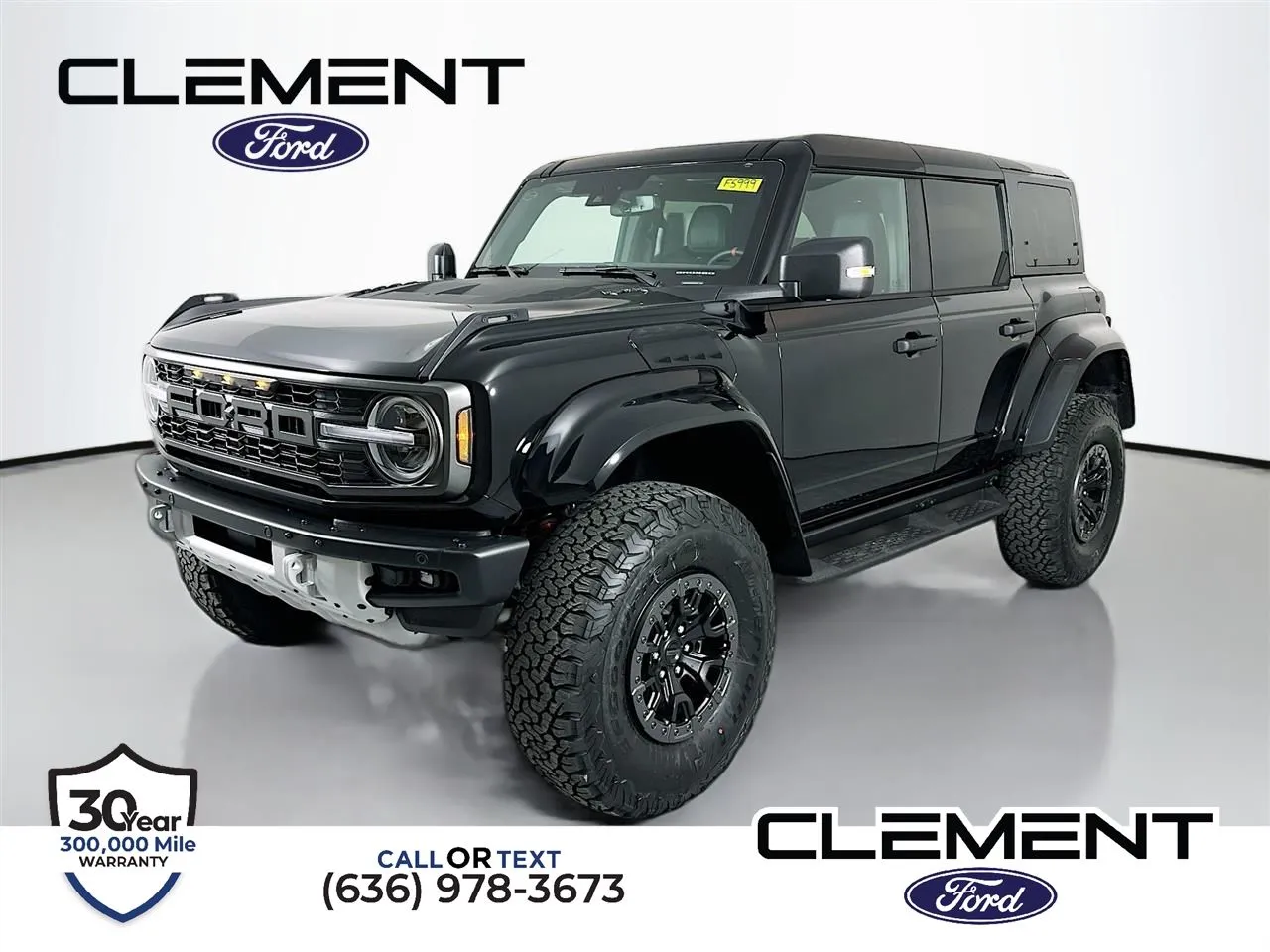 Black 2025 Ford Bronco Raptor for sale in Wentzville, MO