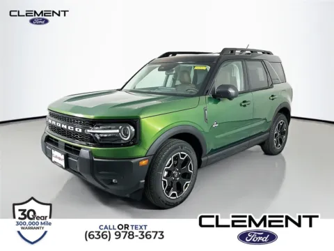Green 2025 Ford Bronco Sport Outer Banks for sale in Wentzville, MO