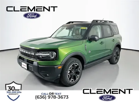 Green 2025 Ford Bronco Sport Outer Banks for sale in Wentzville, MO