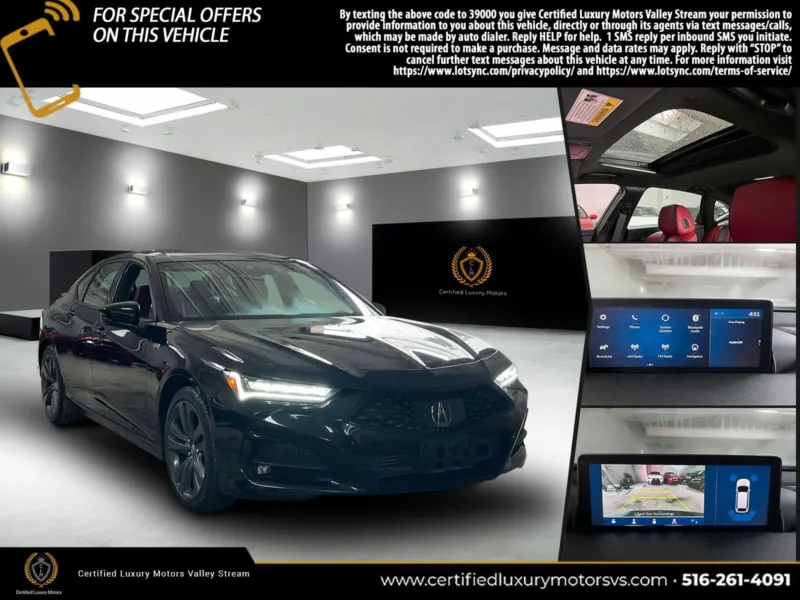 Used 2021 Acura TLX w/ASpec Package for sale in Valley Stream, NY