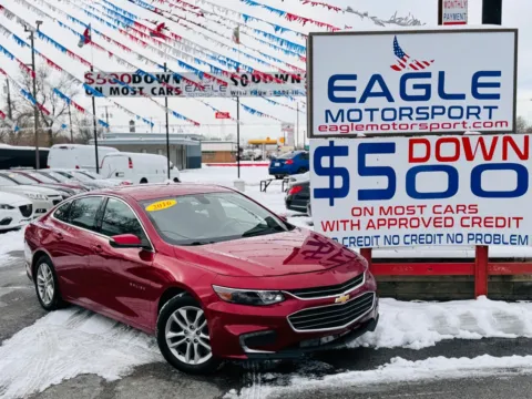Photos of 2016 CHEVROLET MALIBU LT for sale in Hobart, IN at Eagle Motorsport Used Car Dealer Bad Credit Auto Finance Northwest Indiana