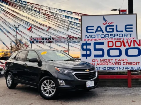 Gray 2021 CHEVROLET EQUINOX LS for sale in Hobart, IN