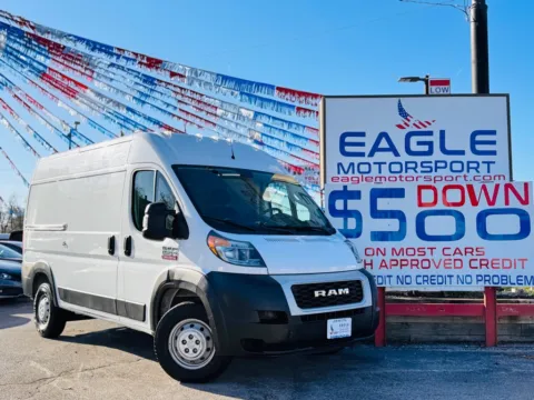 Photos of 2020 RAM PROMASTER 1500 1500 HIGH for sale in Hobart, IN at Eagle Motorsport Used Car Dealer Bad Credit Auto Finance Northwest Indiana