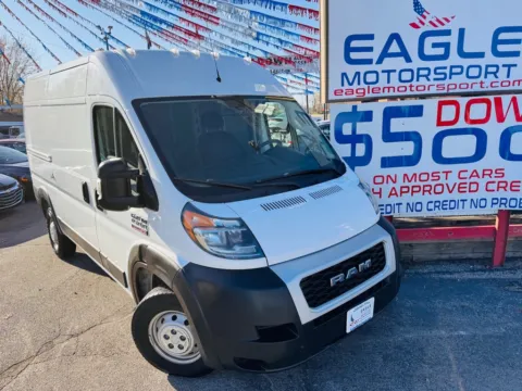 Another view of 2020 RAM PROMASTER 1500 1500 HIGH for sale in Hobart, IN at Eagle Motorsport Used Car Dealer Bad Credit Auto Finance Northwest Indiana
