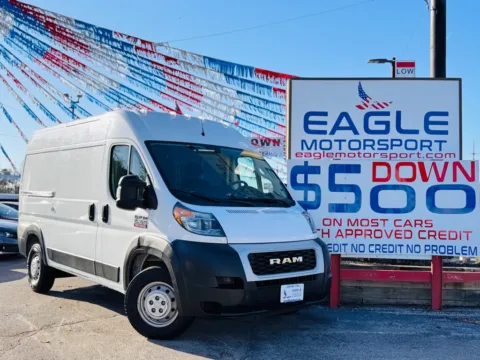 White 2020 RAM PROMASTER 1500 1500 HIGH for sale in Hobart, IN