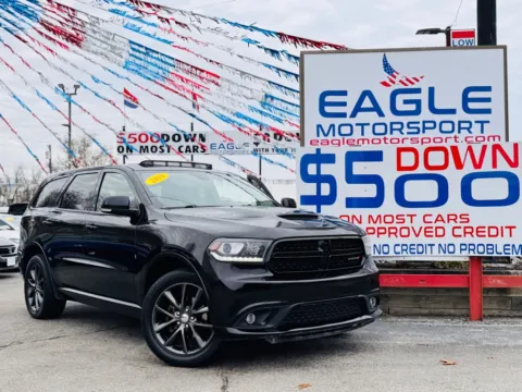Black 2018 DODGE DURANGO GT for sale in Hobart, IN