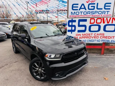 Another view of 2018 DODGE DURANGO GT for sale in Hobart, IN at Eagle Motorsport Used Car Dealer Bad Credit Auto Finance Northwest Indiana