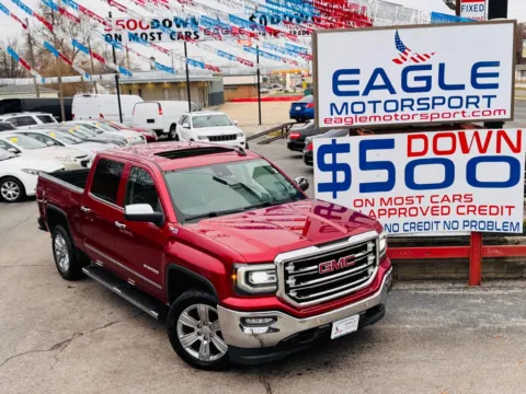 Photos of 2018 GMC SIERRA 1500 SLT for sale in Hobart, IN at Eagle Motorsport Used Car Dealer Bad Credit Auto Finance Northwest Indiana