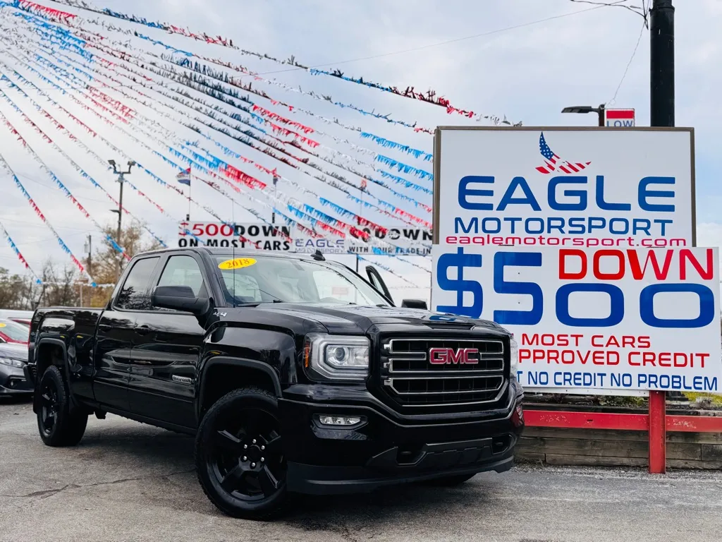 Black 2018 GMC SIERRA 1500 for sale in Hobart, IN