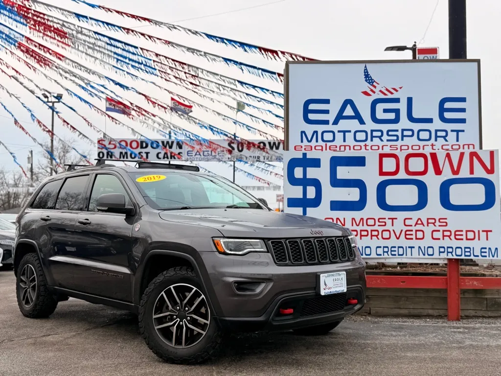 Gray 2019 JEEP GRAND CHEROKEE TRAILHAWK for sale in Hobart, IN