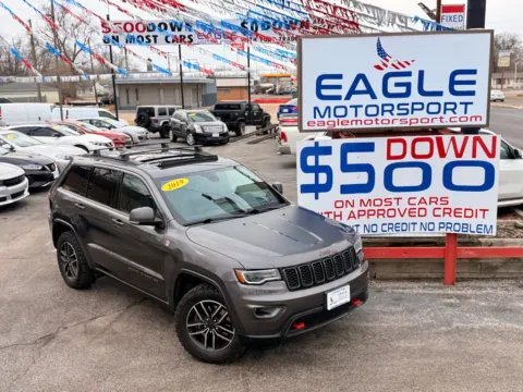 Photos of 2019 JEEP GRAND CHEROKEE TRAILHAWK for sale in Hobart, IN at Eagle Motorsport Used Car Dealer Bad Credit Auto Finance Northwest Indiana