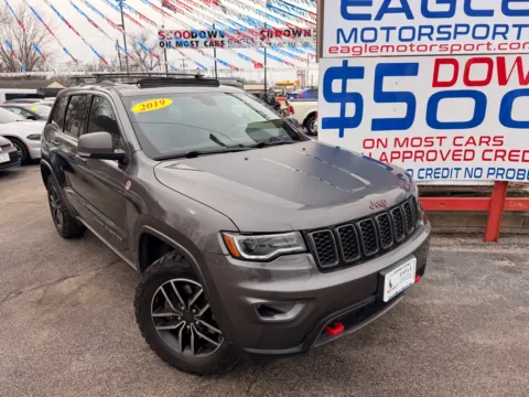 Another view of 2019 JEEP GRAND CHEROKEE TRAILHAWK for sale in Hobart, IN at Eagle Motorsport Used Car Dealer Bad Credit Auto Finance Northwest Indiana