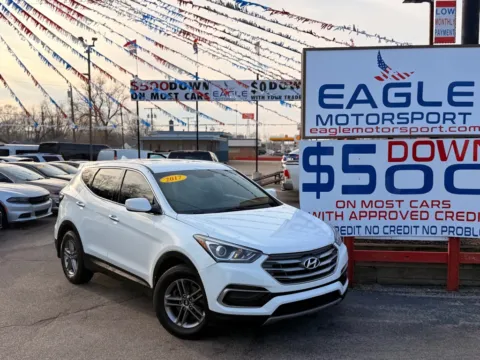 Photos of 2017 HYUNDAI SANTA FE SPORT 2.4L for sale in Hobart, IN at Eagle Motorsport Used Car Dealer Bad Credit Auto Finance Northwest Indiana