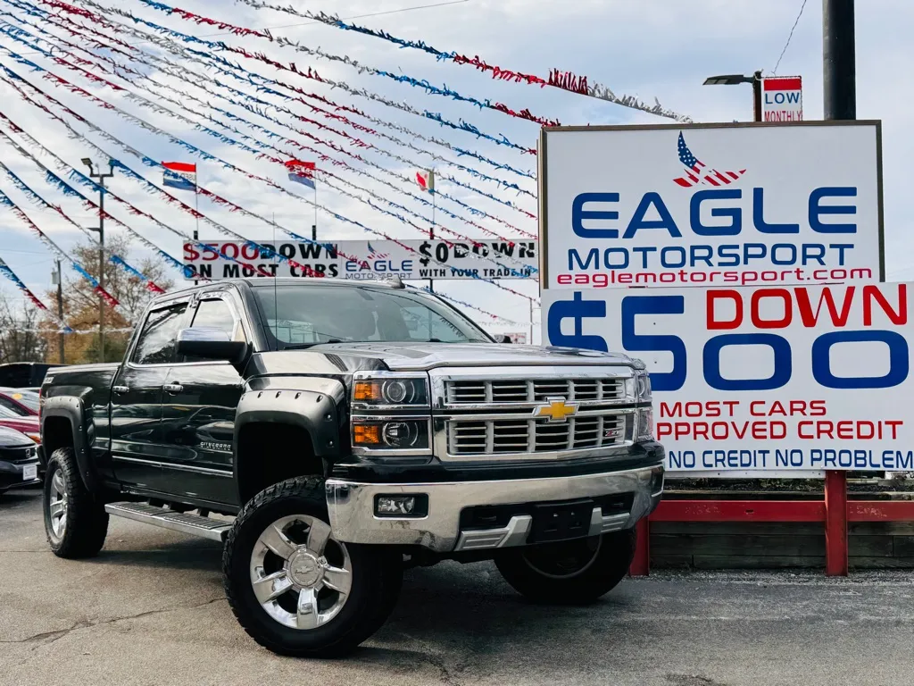 Black 2015 CHEVROLET SILVERADO 1500 LTZ for sale in Hobart, IN