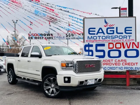 White 2015 GMC SIERRA 1500 DENALI for sale in Hobart, IN