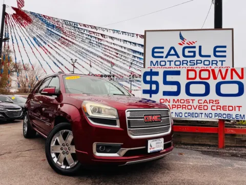 More photos of 2016 GMC ACADIA DENALI at Eagle Motorsport Used Car Dealer Bad Credit Auto Finance Northwest Indiana, IN