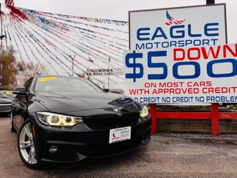 Another view of 2019 BMW 4 SERIES 430I XDRIVE GRAN COUPE for sale in Hobart, IN at Eagle Motorsport Used Car Dealer Bad Credit Auto Finance Northwest Indiana