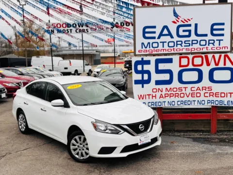 Photos of 2019 NISSAN SENTRA SV for sale in Hobart, IN at Eagle Motorsport Used Car Dealer Bad Credit Auto Finance Northwest Indiana