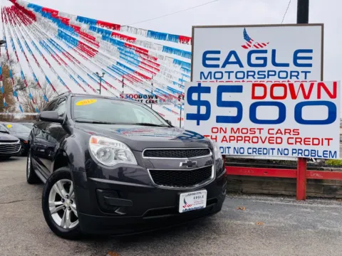 Another view of 2013 CHEVROLET EQUINOX LT for sale in Hobart, IN at Eagle Motorsport Used Car Dealer Bad Credit Auto Finance Northwest Indiana