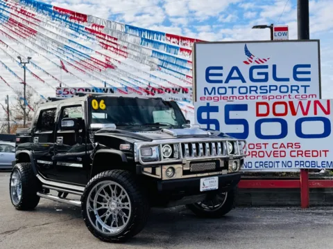 More photos of 2006 HUMMER H2 SUT at Eagle Motorsport Used Car Dealer Bad Credit Auto Finance Northwest Indiana, IN