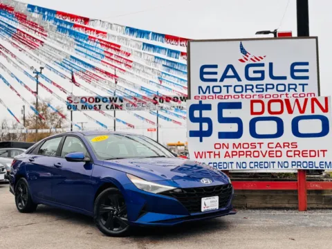 Blue 2022 HYUNDAI ELANTRA SEL for sale in Hobart, IN