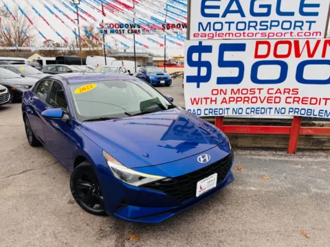 Another view of 2022 HYUNDAI ELANTRA SEL for sale in Hobart, IN at Eagle Motorsport Used Car Dealer Bad Credit Auto Finance Northwest Indiana