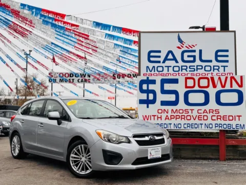 Silver 2012 SUBARU IMPREZA 2.0I PREMIUM for sale in Hobart, IN