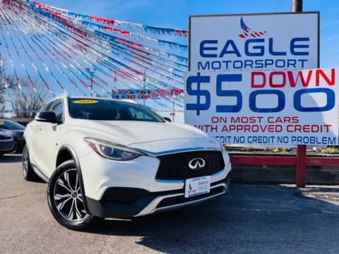 Another view of 2017 INFINITI QX30 PREMIUM for sale in Hobart, IN at Eagle Motorsport Used Car Dealer Bad Credit Auto Finance Northwest Indiana