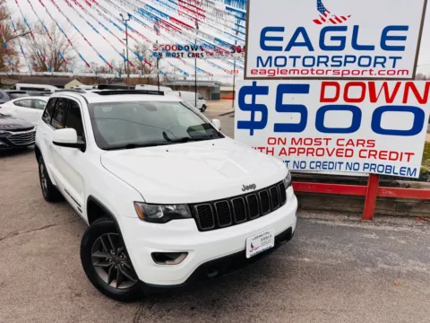 Another view of 2016 JEEP GRAND CHEROKEE LAREDO for sale in Hobart, IN at Eagle Motorsport Used Car Dealer Bad Credit Auto Finance Northwest Indiana