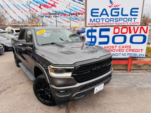 More photos of 2021 RAM 1500 LARAMIE at Eagle Motorsport Used Car Dealer Bad Credit Auto Finance Northwest Indiana, IN
