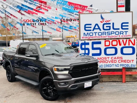 Photos of 2021 RAM 1500 LARAMIE for sale in Hobart, IN at Eagle Motorsport Used Car Dealer Bad Credit Auto Finance Northwest Indiana