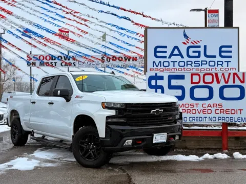 White 2020 CHEVROLET SILVERADO 1500 LT TRAIL BOSS for sale in Hobart, IN