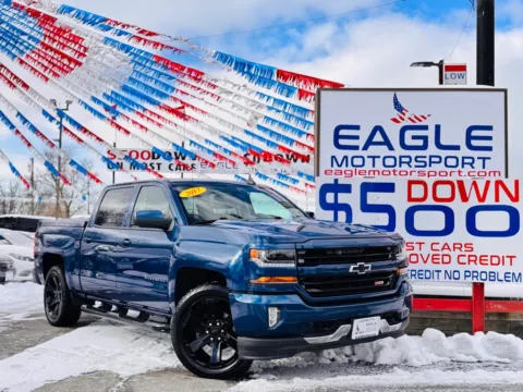 Blue 2017 CHEVROLET SILVERADO 1500 LT for sale in Hobart, IN