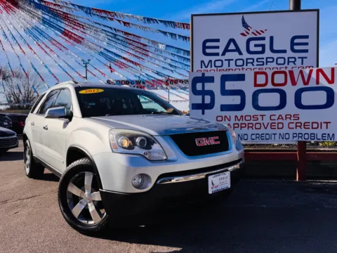 More photos of 2012 GMC ACADIA SLT-1 at Eagle Motorsport Used Car Dealer Bad Credit Auto Finance Northwest Indiana, IN