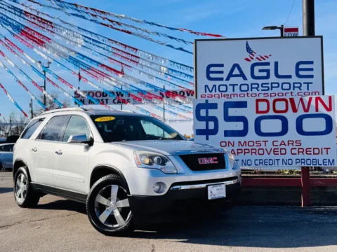 Silver 2012 GMC ACADIA SLT-1 for sale in Hobart, IN