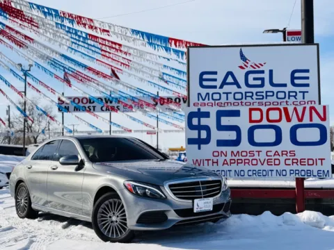 Gray 2015 MERCEDES-BENZ C-CLASS C300 4MATIC for sale in Hobart, IN