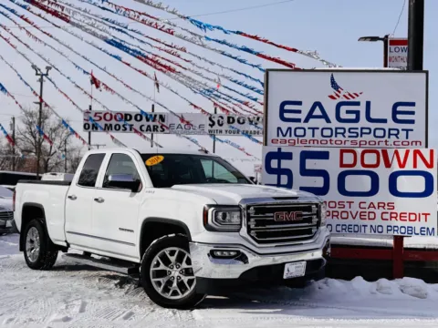 White 2018 GMC SIERRA 1500 SLT for sale in Hobart, IN