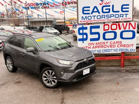 Photos of 2020 TOYOTA RAV4 XLE PREMIUM for sale in Hobart, IN at Eagle Motorsport Used Car Dealer Bad Credit Auto Finance Northwest Indiana