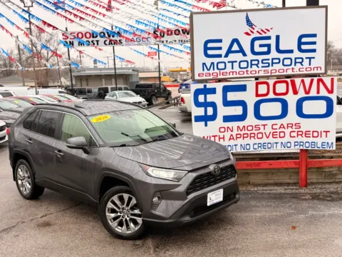 Another view of 2020 TOYOTA RAV4 XLE PREMIUM for sale in Hobart, IN at Eagle Motorsport Used Car Dealer Bad Credit Auto Finance Northwest Indiana