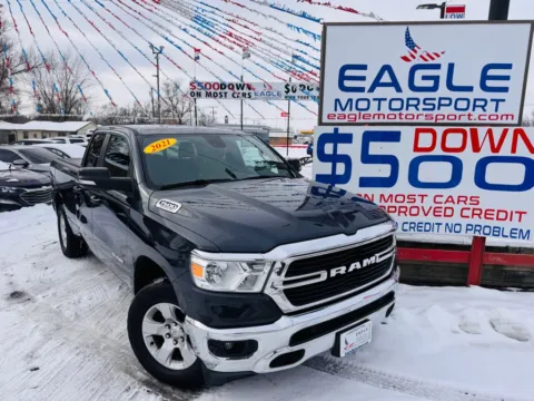More photos of 2021 RAM 1500 BIG HORN/LONE STAR at Eagle Motorsport Used Car Dealer Bad Credit Auto Finance Northwest Indiana, IN
