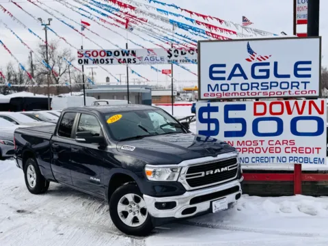 Another view of 2021 RAM 1500 BIG HORN/LONE STAR for sale in Hobart, IN at Eagle Motorsport Used Car Dealer Bad Credit Auto Finance Northwest Indiana