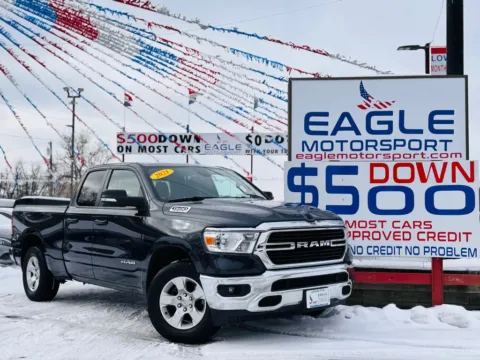 Photos of 2021 RAM 1500 BIG HORN/LONE STAR for sale in Hobart, IN at Eagle Motorsport Used Car Dealer Bad Credit Auto Finance Northwest Indiana