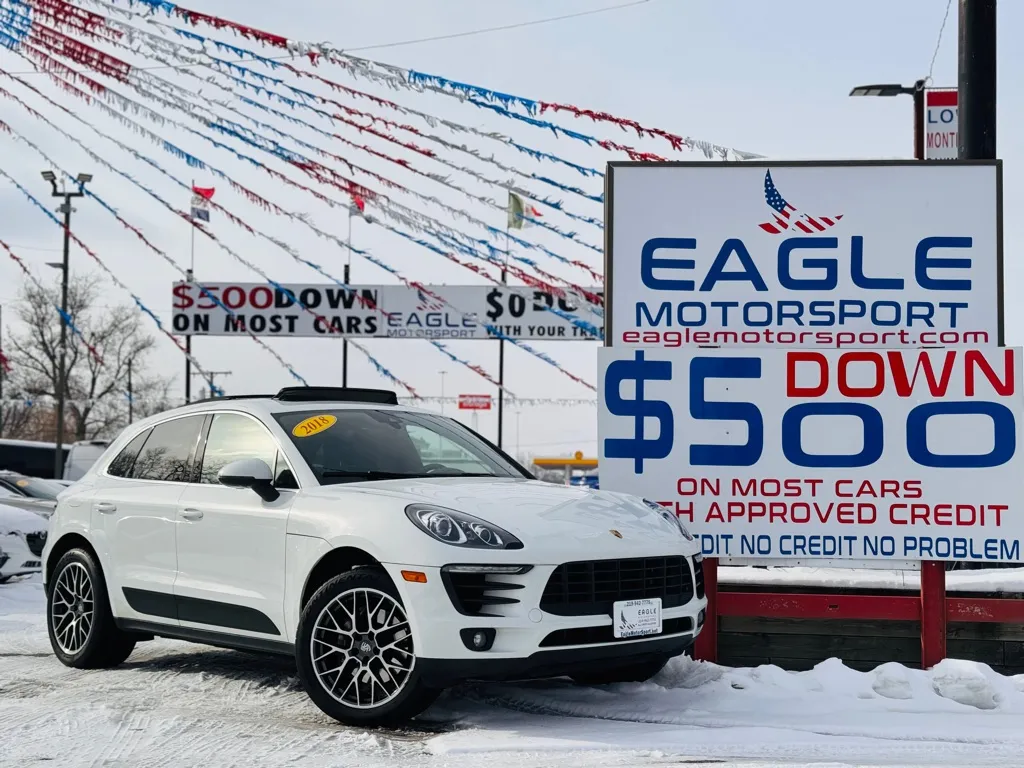 White 2018 PORSCHE MACAN S for sale in Hobart, IN