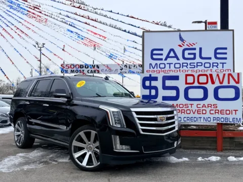 Another view of 2016 CADILLAC ESCALADE PREMIUM for sale in Hobart, IN at Eagle Motorsport Used Car Dealer Bad Credit Auto Finance Northwest Indiana