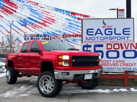 Red 2014 CHEVROLET SILVERADO 1500 LT for sale in Hobart, IN