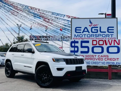 White 2017 JEEP GRAND CHEROKEE TRAILHAWK for sale in Hobart, IN