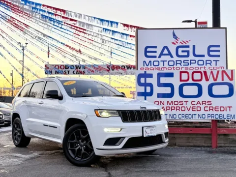 White 2019 JEEP GRAND CHEROKEE LIMITED for sale in Hobart, IN