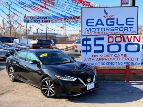 Photos of 2021 NISSAN MAXIMA SV for sale in Hobart, IN at Eagle Motorsport Used Car Dealer Bad Credit Auto Finance Northwest Indiana