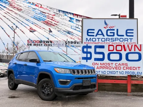 Blue 2021 JEEP COMPASS SPORT for sale in Hobart, IN